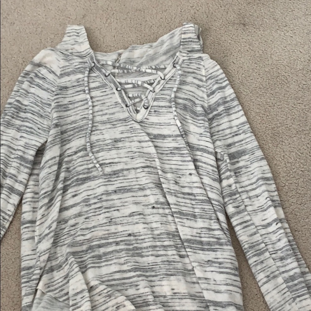 grey sweater